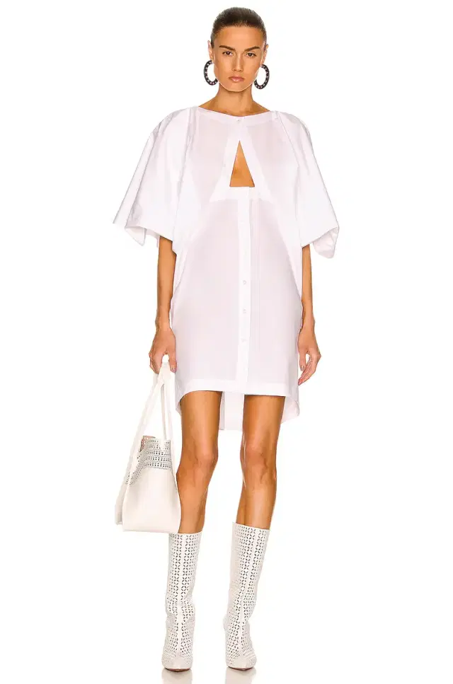 ALAÏA Sleeveless Hooded Dress