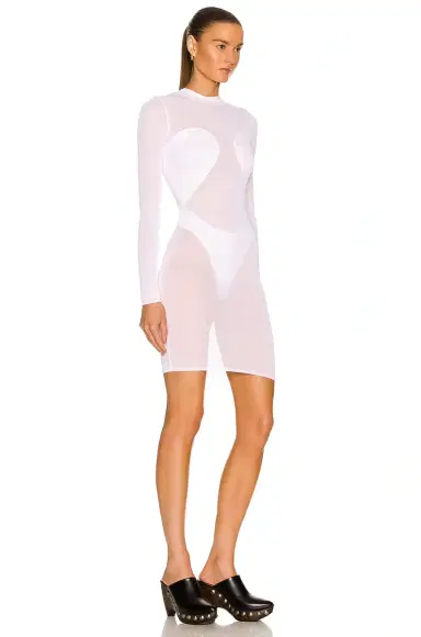 Alaïa Mini Round Neck Dress | Thumbnail 2 Alaïa Mini Round Neck Dress | Thumbnail 2