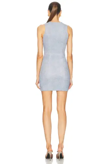 SPRWMN Audrey Suede Mini Dress | Thumbnail 3
