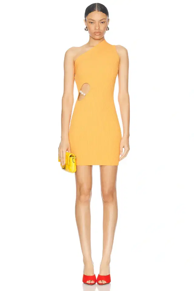 Moschino Jeans One Shoulder Mini Dress