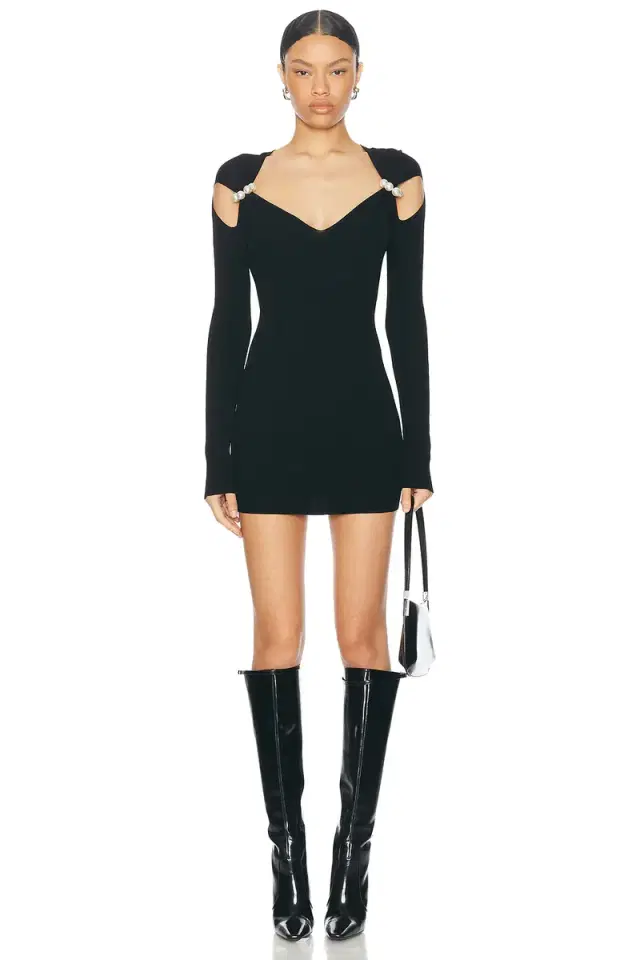 Moschino Jeans Long Sleeve Mini Dress