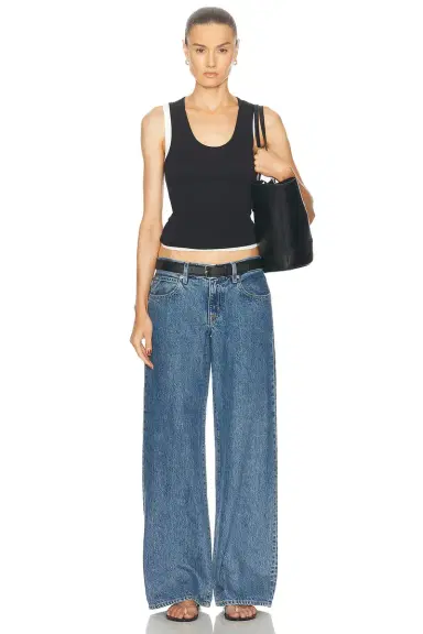 SLVRLAKE Lexi Low Rise Wide Leg | Thumbnail 5