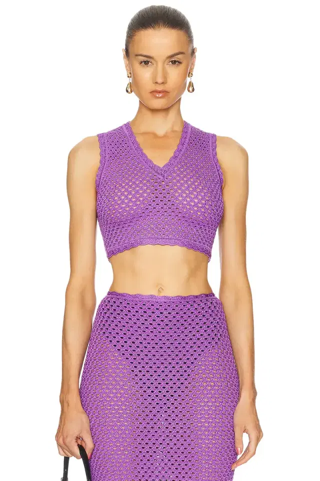 Dolce & Gabbana Crochet Cropped Top