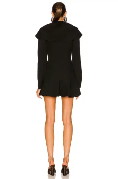 ALAÏA Hooded Short Tailored Dress | Thumbnail 4