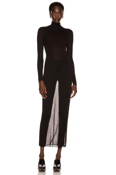 Alaïa Long Turtleneck Dress | Thumbnail 1 Alaïa Long Turtleneck Dress | Thumbnail 1