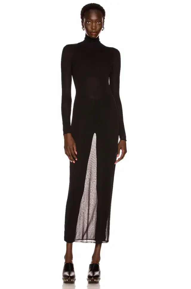 ALAÏA Long Turtleneck Dress