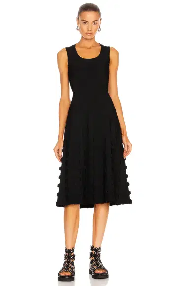 Alaïa Sleeveless Midi Dress | Thumbnail 2