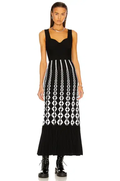 Alaïa Sleeveless Bustier Long Dress | Thumbnail 1