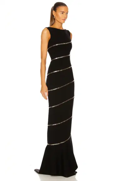 Alaïa Edition Zip Asymmetric Body Sculpting Dress | Thumbnail 2 Alaïa Edition Zip Asymmetric Body Sculpting Dress | Thumbnail 2
