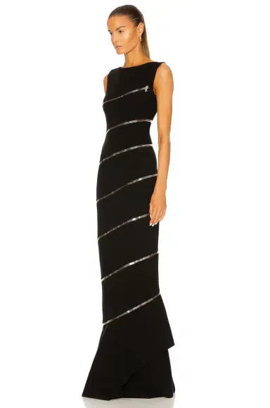 Alaïa Edition Zip Asymmetric Body Sculpting Dress | Thumbnail 3 Alaïa Edition Zip Asymmetric Body Sculpting Dress | Thumbnail 3