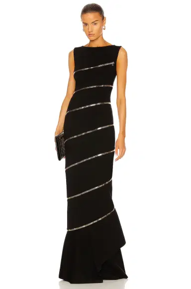 Alaïa Edition Zip Asymmetric Body Sculpting Dress | Thumbnail 1 Alaïa Edition Zip Asymmetric Body Sculpting Dress | Thumbnail 1
