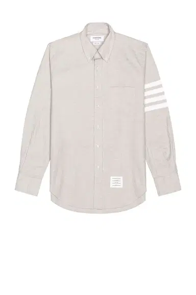 Thom Browne Straight Fit 4 Bar Shirt | Thumbnail 1 Thom Browne Straight Fit 4 Bar Shirt | Thumbnail 1