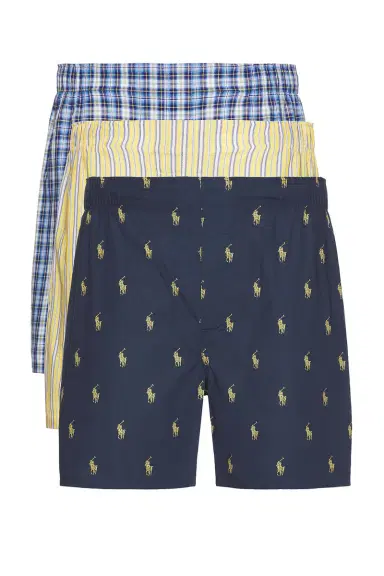 Polo Ralph Lauren Classic Fit Cotton Boxer 3 Pack | Thumbnail 3