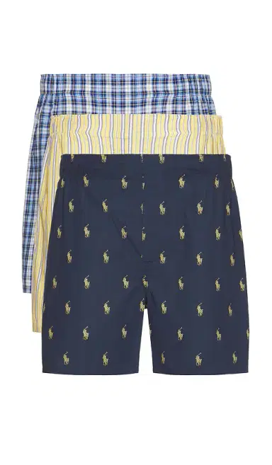 Polo Ralph Lauren Classic Fit Cotton Boxer 3 Pack | Thumbnail 1