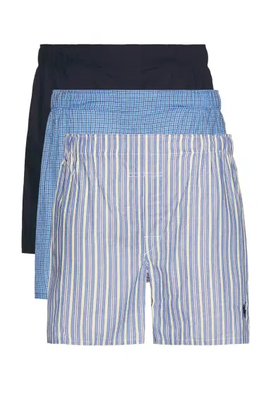 Polo Ralph Lauren Classic Fit Cotton Boxer 3 Pack | Thumbnail 3