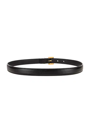 Saint Laurent Logo Leather Belt | Thumbnail 2