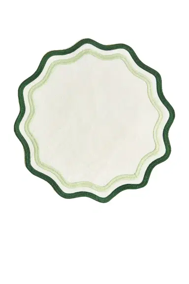 Misette Embroidered Linen Placemats Set Of 4 | Thumbnail 1
