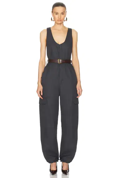 Saint Laurent Sleeveless Jumpsuit | Thumbnail 2 Saint Laurent Sleeveless Jumpsuit | Thumbnail 2