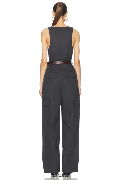 Saint Laurent Sleeveless Jumpsuit | Thumbnail 4 Saint Laurent Sleeveless Jumpsuit | Thumbnail 4