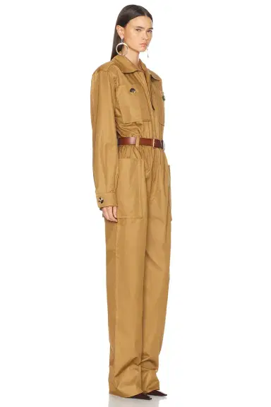 Saint Laurent Long Sleeve Jumpsuit | Thumbnail 3