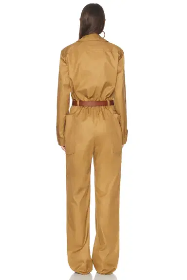 Saint Laurent Long Sleeve Jumpsuit | Thumbnail 4 Saint Laurent Long Sleeve Jumpsuit | Thumbnail 4