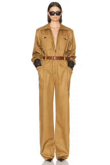 Saint Laurent Long Sleeve Jumpsuit | Thumbnail 1