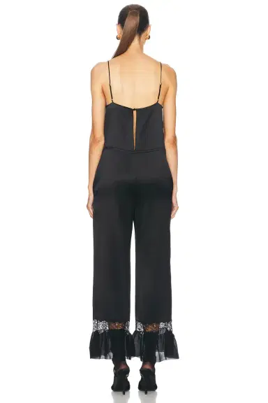 Saint Laurent Flare Leg Jumpsuit | Thumbnail 3 Saint Laurent Flare Leg Jumpsuit | Thumbnail 3