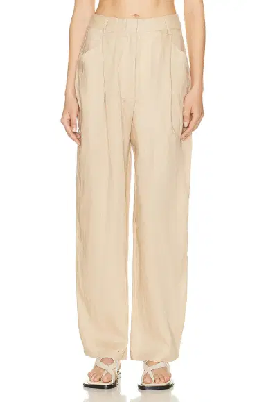 Aexae Linen Highrise Trousers | Thumbnail 3