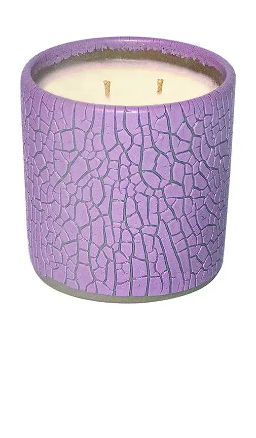 Houseplant Crackle Candle