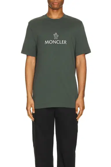 Moncler Short Sleeve Logo T-Shirt | Thumbnail 4 Moncler Short Sleeve Logo T-Shirt | Thumbnail 4