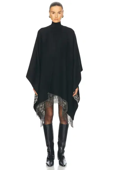 Valentino Garavani Toute La V Cashmere Poncho | Thumbnail 2 Valentino Garavani Toute La V Cashmere Poncho | Thumbnail 2