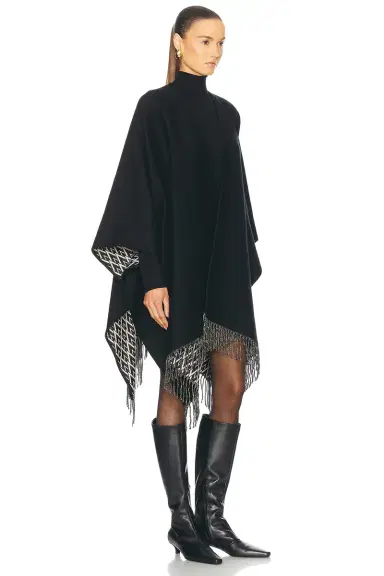 Valentino Garavani Toute La V Cashmere Poncho | Thumbnail 3 Valentino Garavani Toute La V Cashmere Poncho | Thumbnail 3