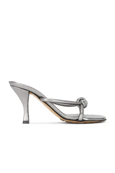 Bottega Veneta Metallic Blink Mule Sandal | Thumbnail 1 Bottega Veneta Metallic Blink Mule Sandal | Thumbnail 1