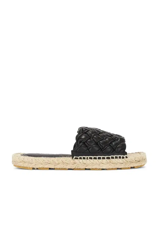 Bottega Veneta Jack Mule Espadrille Leather Sandal