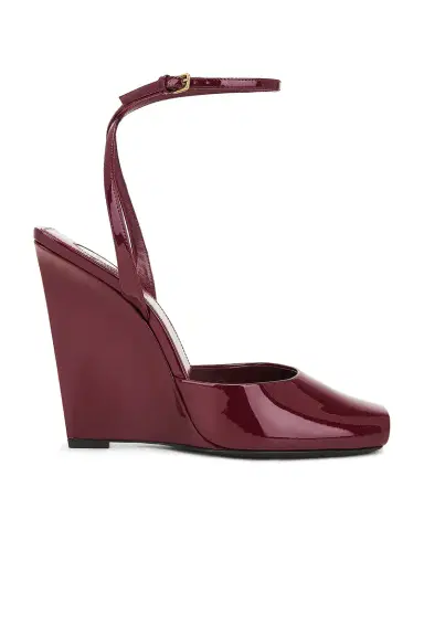 Saint Laurent Orhand Peep Toe Wedge | Thumbnail 1 Saint Laurent Orhand Peep Toe Wedge | Thumbnail 1