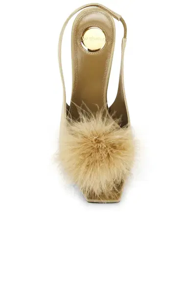 Saint Laurent Lydia Slingback Sandal | Thumbnail 4 Saint Laurent Lydia Slingback Sandal | Thumbnail 4