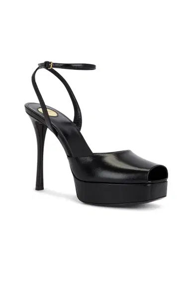 Saint Laurent La Scandale Platform Sandal | Thumbnail 2 Saint Laurent La Scandale Platform Sandal | Thumbnail 2