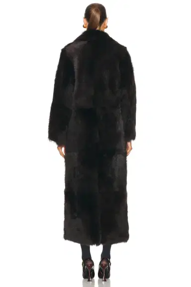 Nour Hammour For FWRD Evita Extra Long Coat | Thumbnail 3