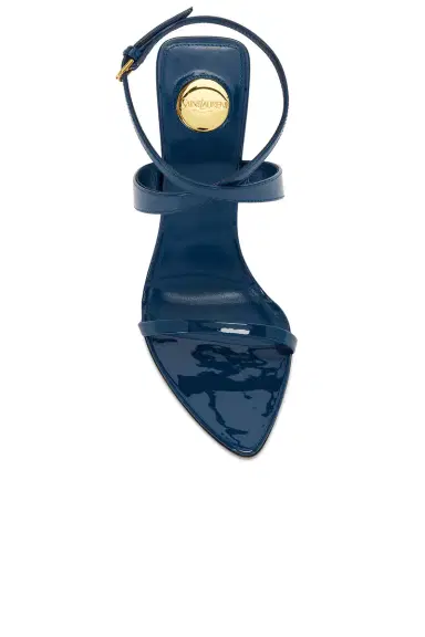 Saint Laurent Wedge Sandal | Thumbnail 4 Saint Laurent Wedge Sandal | Thumbnail 4