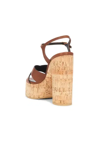Saint Laurent Bianca Platform Sandal | Thumbnail 3 Saint Laurent Bianca Platform Sandal | Thumbnail 3