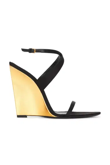 Saint Laurent Wedge Sandal | Thumbnail 1 Saint Laurent Wedge Sandal | Thumbnail 1