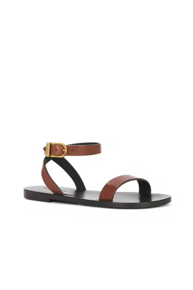 Saint Laurent Buckle Flat Sandal | Thumbnail 2 Saint Laurent Buckle Flat Sandal | Thumbnail 2