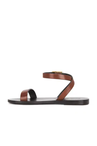 Saint Laurent Buckle Flat Sandal | Thumbnail 5 Saint Laurent Buckle Flat Sandal | Thumbnail 5