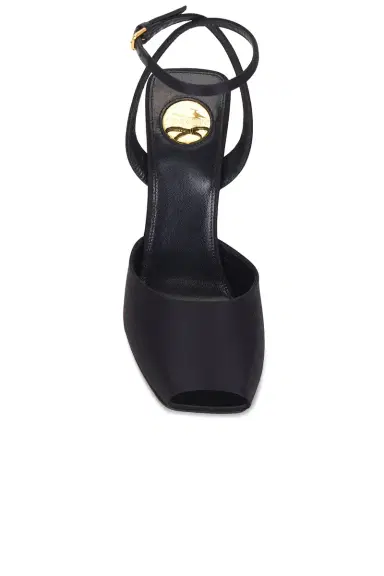 Saint Laurent La Scandale Wedge Sandal | Thumbnail 4