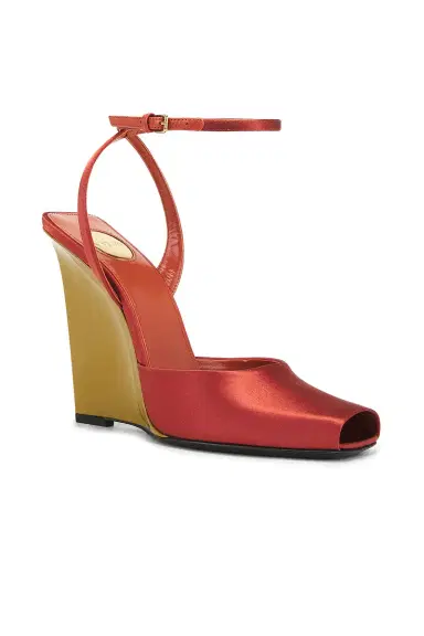 Saint Laurent La Scandale Wedge Sandal | Thumbnail 2 Saint Laurent La Scandale Wedge Sandal | Thumbnail 2