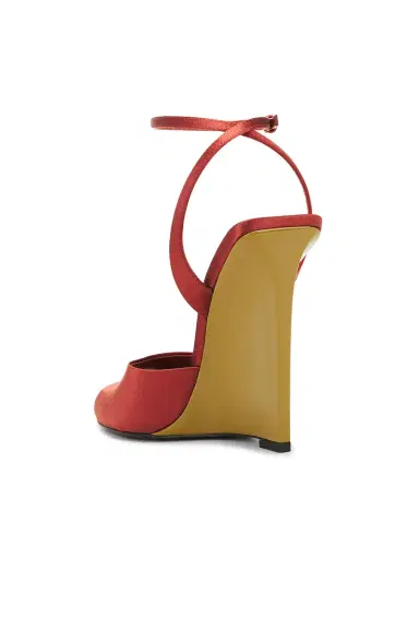 Saint Laurent La Scandale Wedge Sandal | Thumbnail 3 Saint Laurent La Scandale Wedge Sandal | Thumbnail 3
