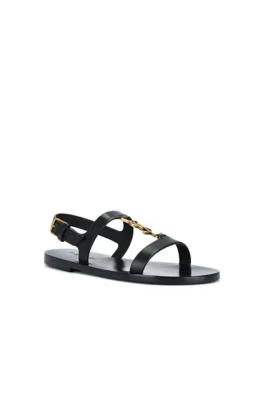 Saint Laurent Cassandra Flat Sandal | Thumbnail 2
