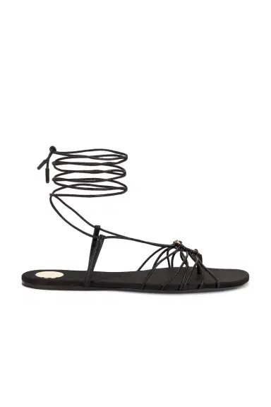 Saint Laurent Babylone Flat Sandal | Thumbnail 1 Saint Laurent Babylone Flat Sandal | Thumbnail 1