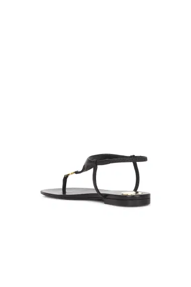 Saint Laurent Cassandra Flat Sandal | Thumbnail 3