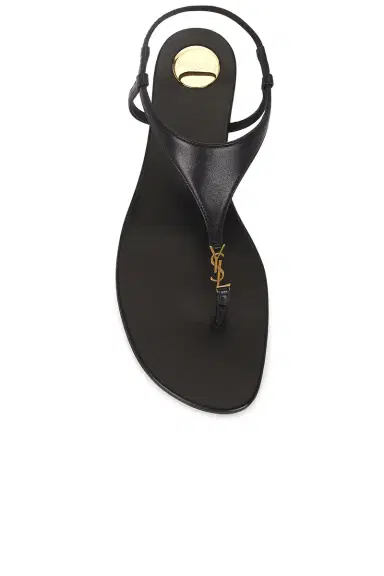 Saint Laurent Cassandra Flat Sandal | Thumbnail 4